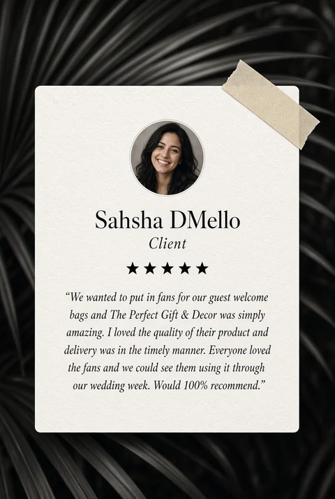 Sahsha DMello · The Perfect Gift review